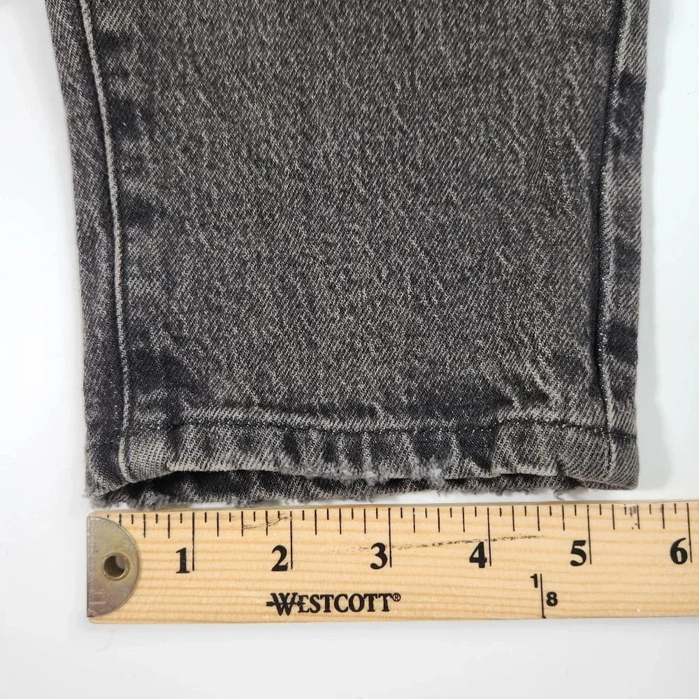 Good American Good Girlfriend High Rise Black Wash Loose in the Leg NWT Jeans 00 - Picture 10 of 15